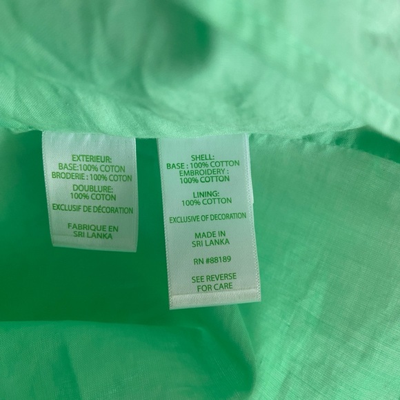 Lilly Pulitzer Green Lace Swim Coverup/dress - Picture 7 of 8